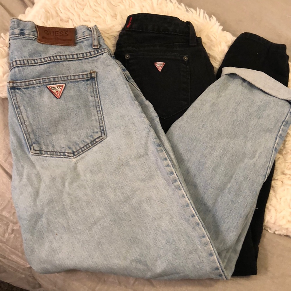 Two pairs of Guess Jeans